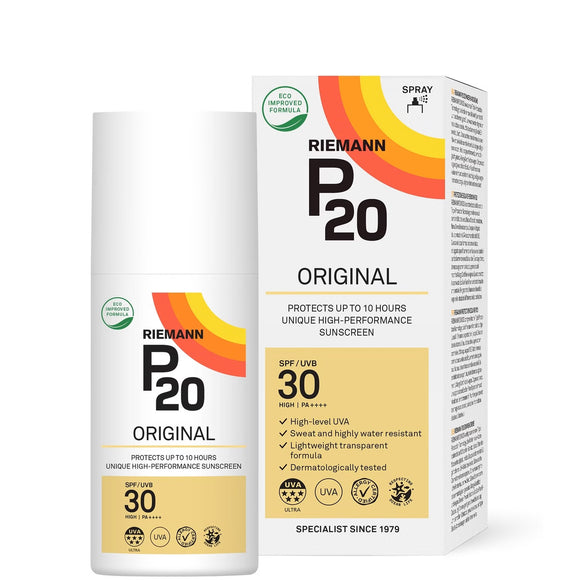 Riemann P20 Original SPF30 Spray 200ml Triple Protection + Sweat Resistance