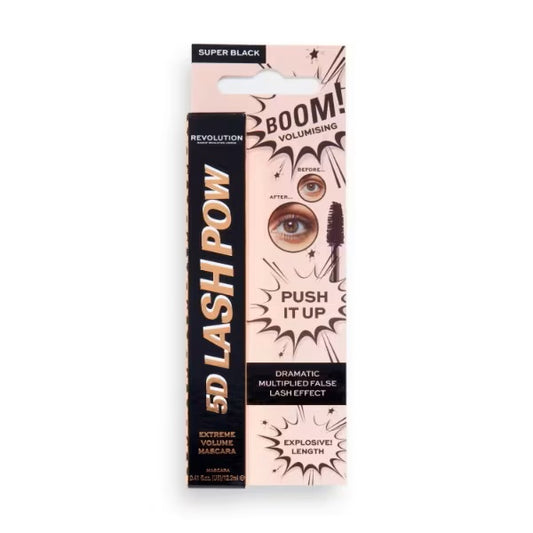 REVOLUTION 5D Lash Pow Extreme Volume Mascara SUPER BLACK 12.2ml