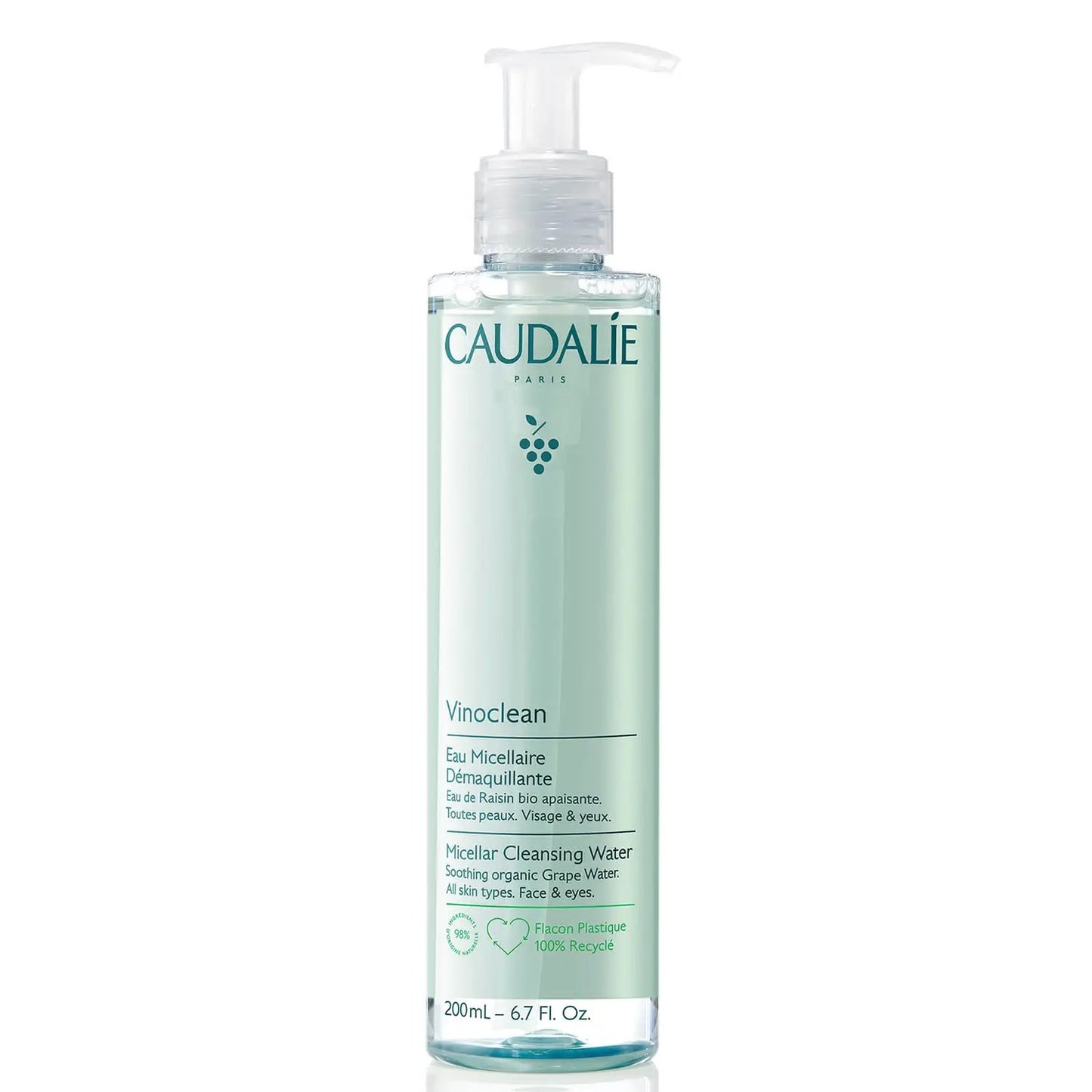 caudalie vinoclean micellar cleansing water 200ml