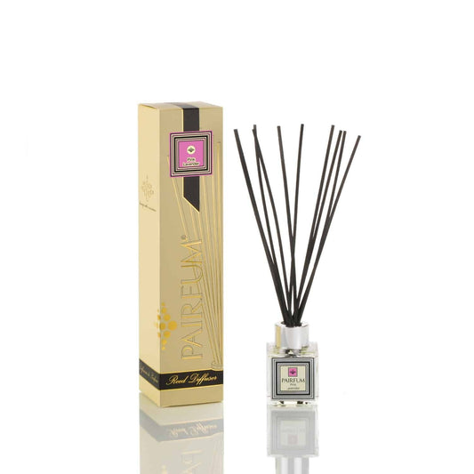 pairfum london luxury reed diffuser ‘eau de parfum’ 50 ml - pink lavender - 10 black reeds